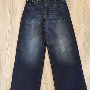 Banana Republic Dark Wash Relaxed Jeans